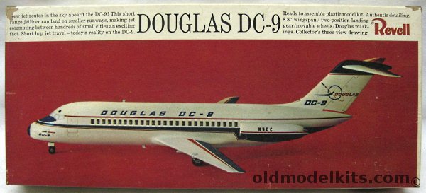 Revell 1/120 Douglas DC-9 - N9DC Prototype, H246-100 plastic model kit